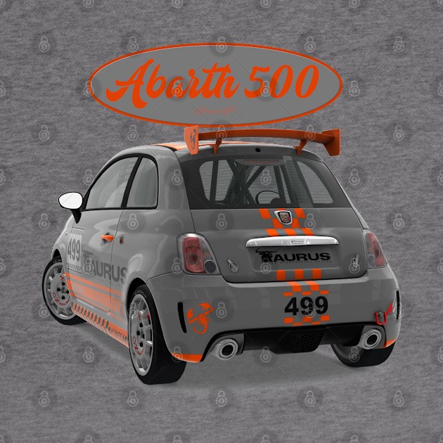 ABARTH 500 499 Back by PjesusArt